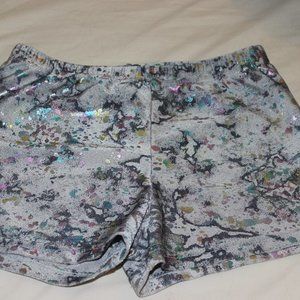Gymnastic Shorts - Metallic Girls 8-10